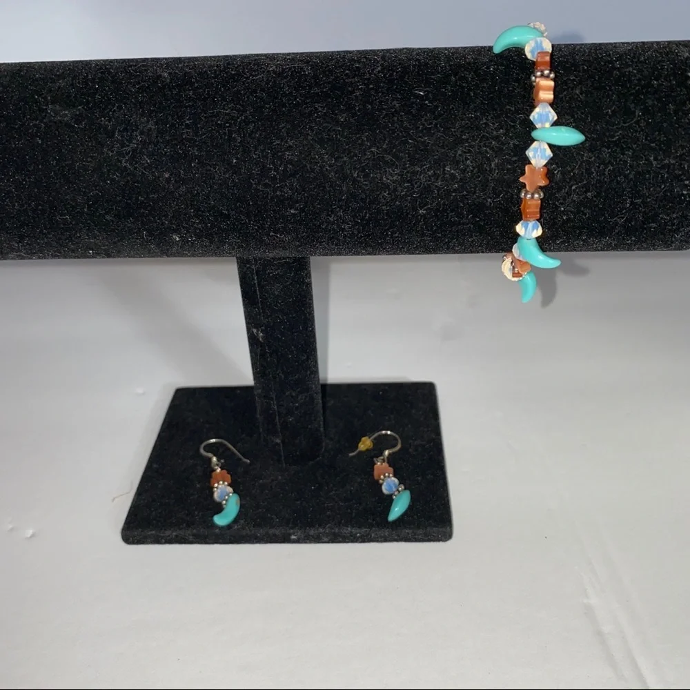 Handmade bracelet earrings‎ Bohemian Boho Hippie